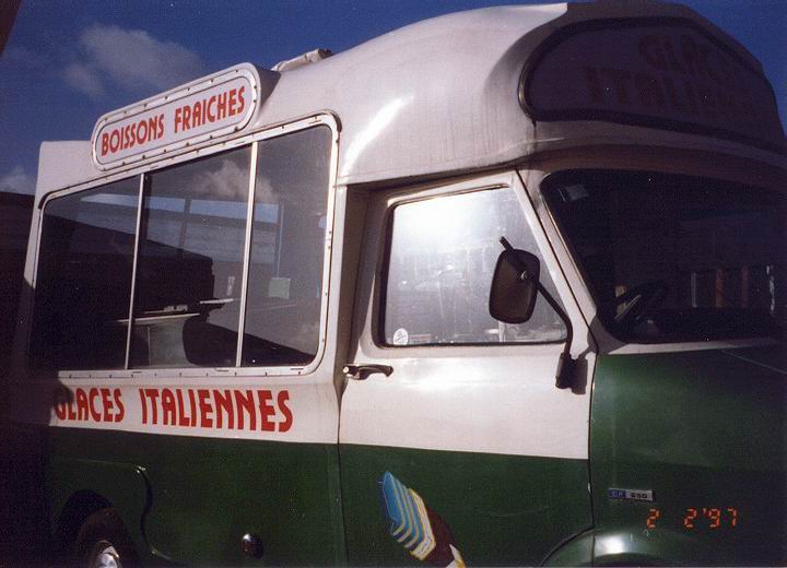This van was sold by Deeside Creameries to a guy in France, who returned it